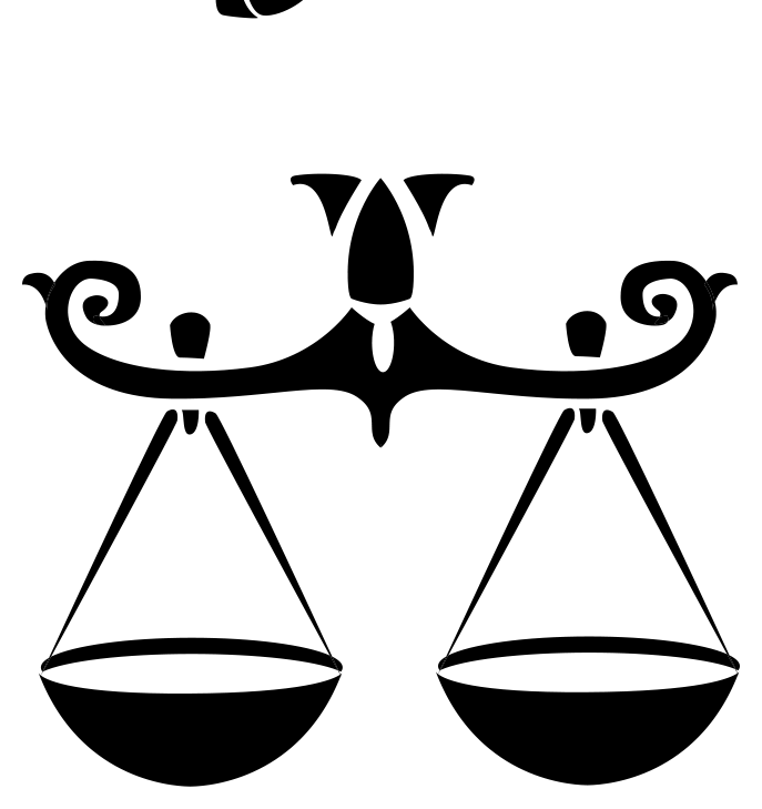 Libra (Tula) zodiac silhouette