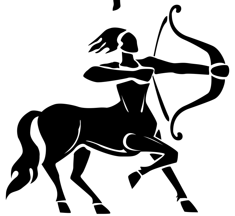 Sagittarius (Dhanu) zodiac silhouette